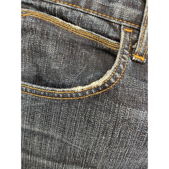 HUDSON Men's Jeans 34 (Real 36x34) Blue Straight Leg Button‎ Fly Made in USA - Picture 3 of 13